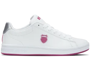K.SWISS 96599-111-M | COURT SHIELD | WHITE/FESTIVAL FUCHSIA/SILVER