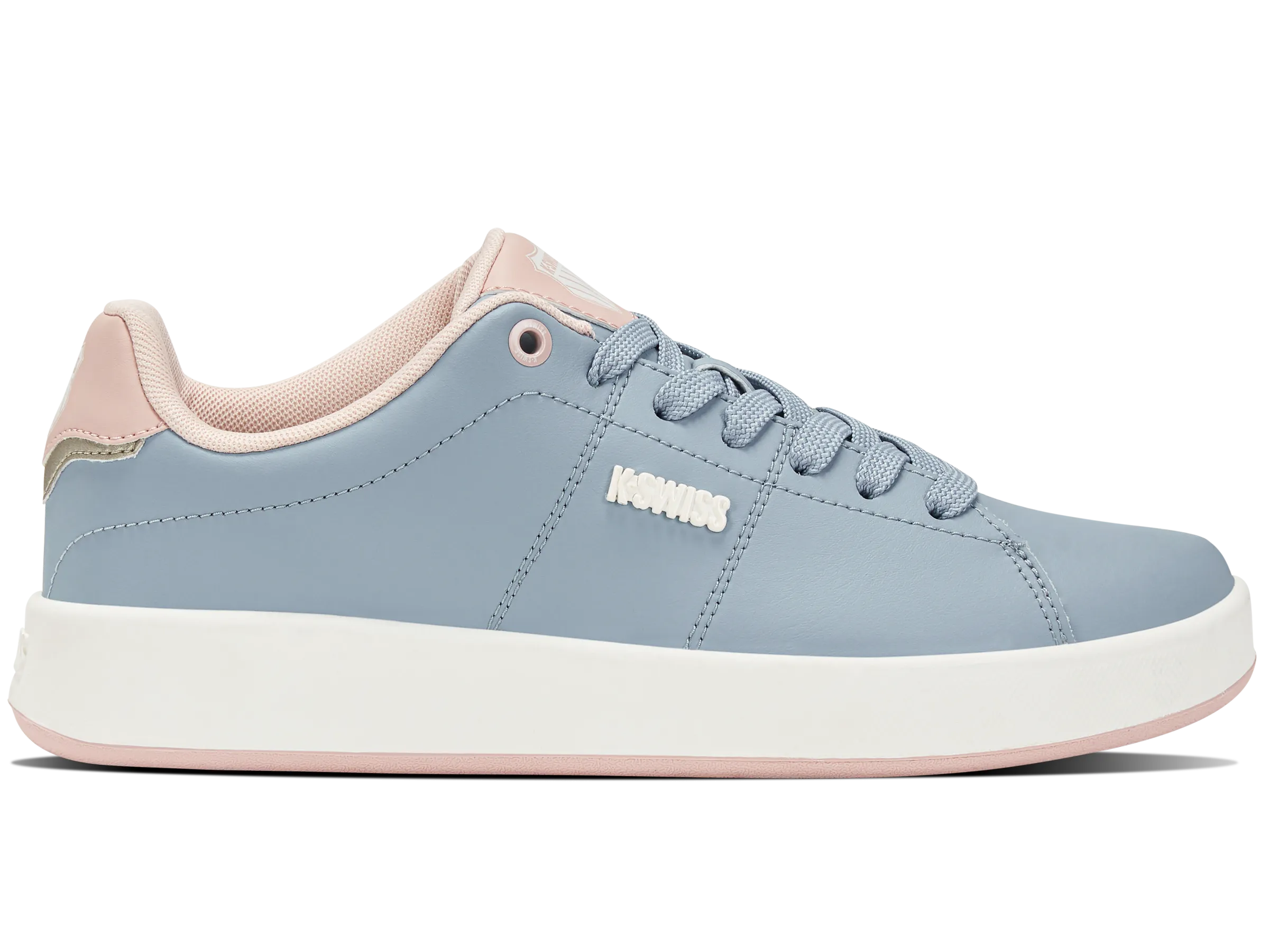 K.SWISS 97422-441-M | COURT CAMEO | ASHLEY BLUE/PEACH WHIP/CHAMPAGNE