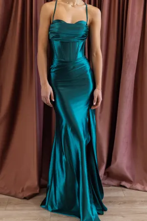 Lamour Gown Electric Teal by HSH