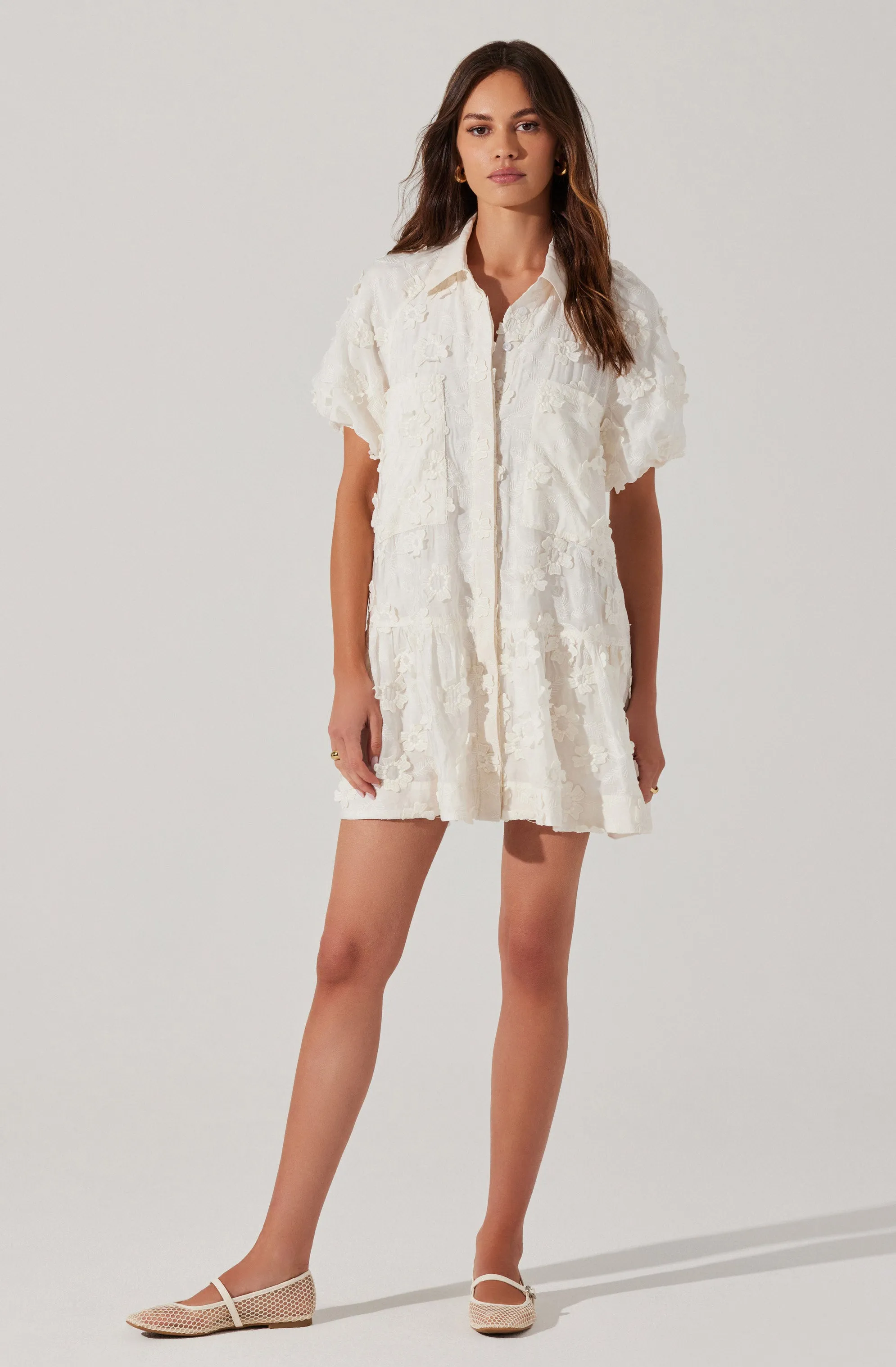 Limited Edition Aihara Floral Appliqu Dress  Last Few Pieces!