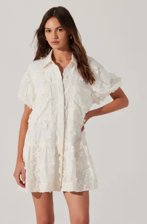 Limited Edition Aihara Floral Appliqu Dress  Last Few Pieces!