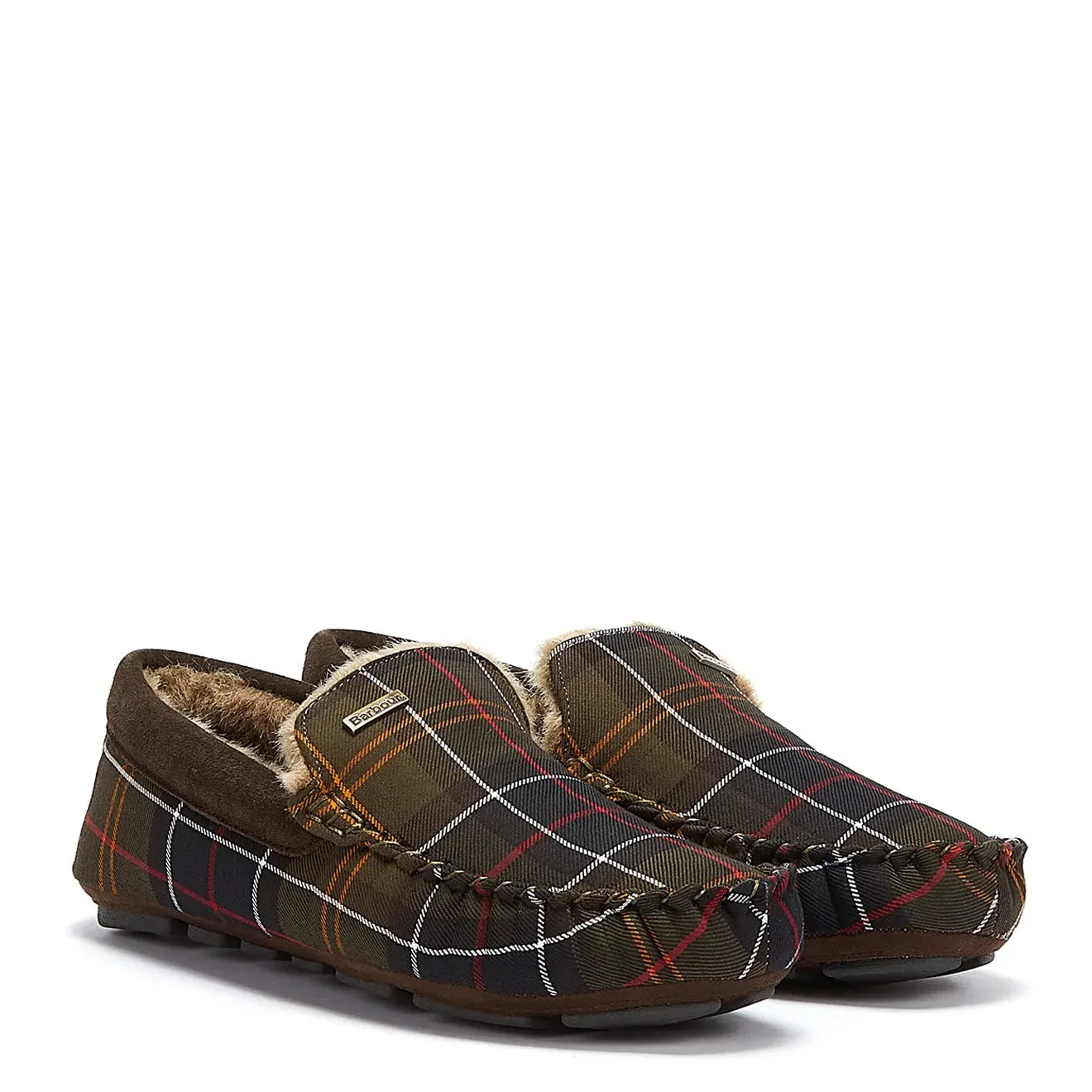 Limited Edition Barbour Monty Slippers Recycled Classic Tartan  Ends Soon!