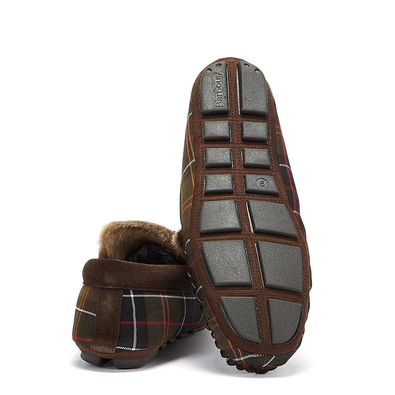 Limited Edition Barbour Monty Slippers Recycled Classic Tartan  Ends Soon!