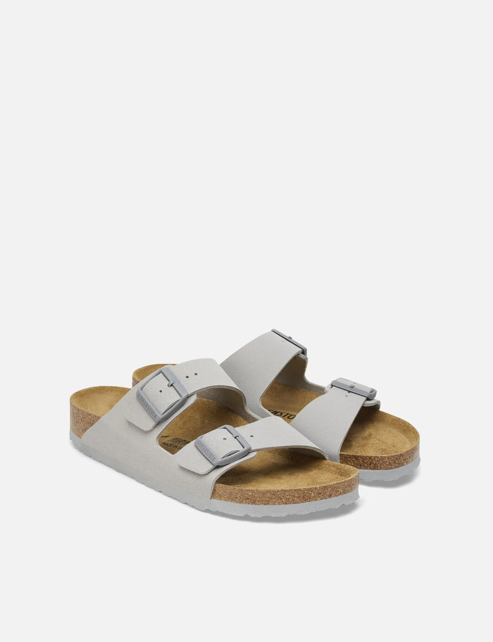 Limited Edition Birkenstock Arizona Sandals Birko-flor (Regular) - Stone Coin Grey  Last Few Pieces!