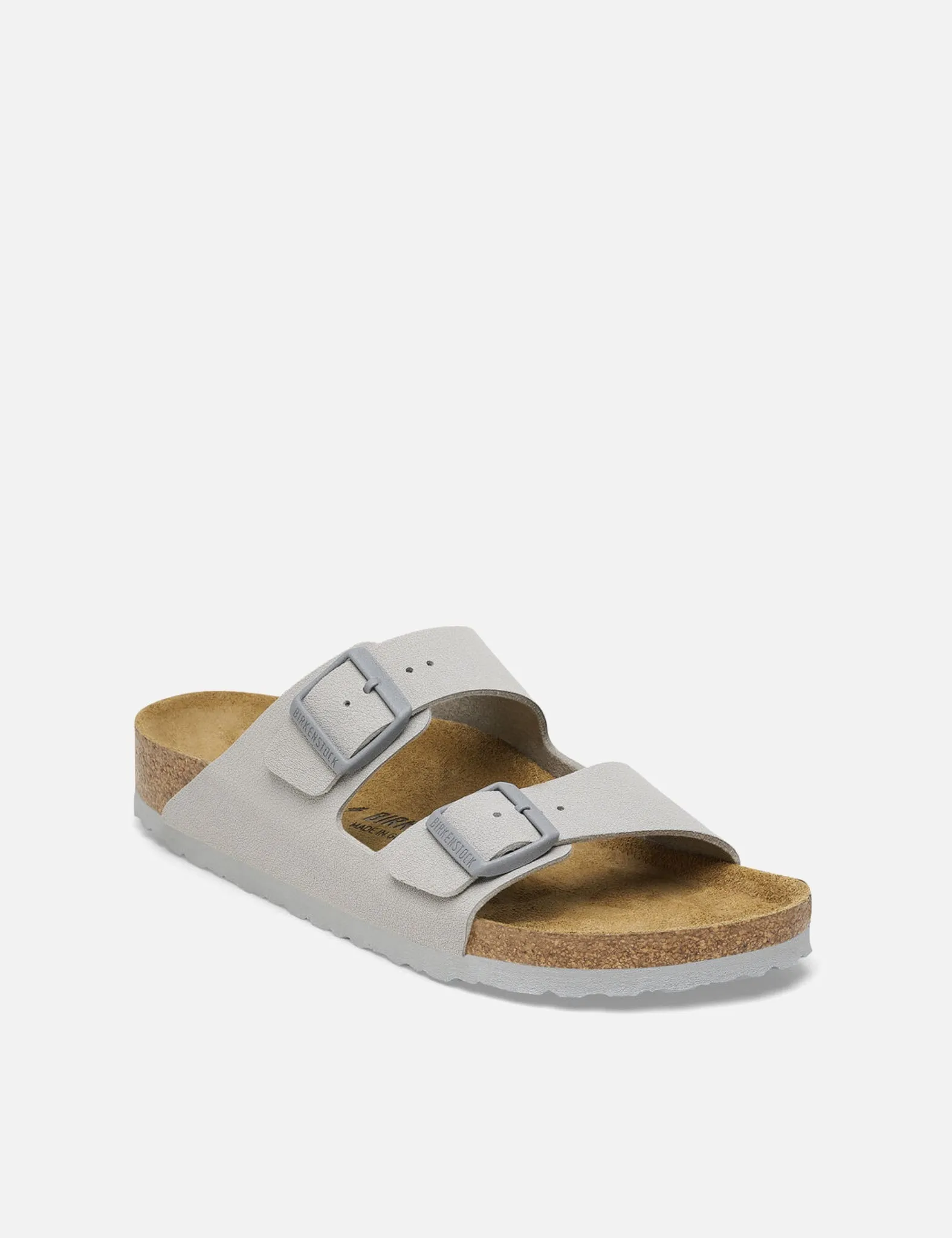 Limited Edition Birkenstock Arizona Sandals Birko-flor (Regular) - Stone Coin Grey  Last Few Pieces!