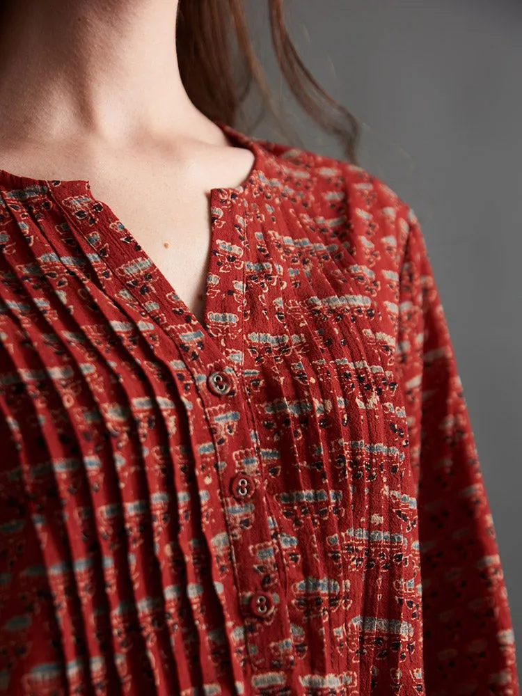 Limited Edition Victoria Tunic Dress - Currant Red  Today Only!