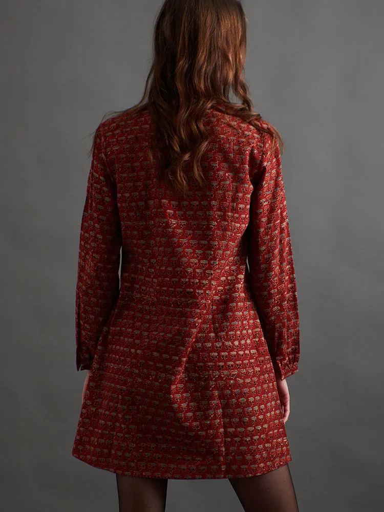 Limited Edition Victoria Tunic Dress - Currant Red  Today Only!