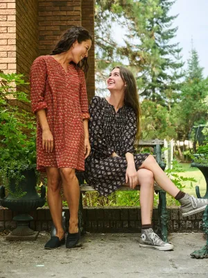 Limited Edition Victoria Tunic Dress - Currant Red  Today Only!