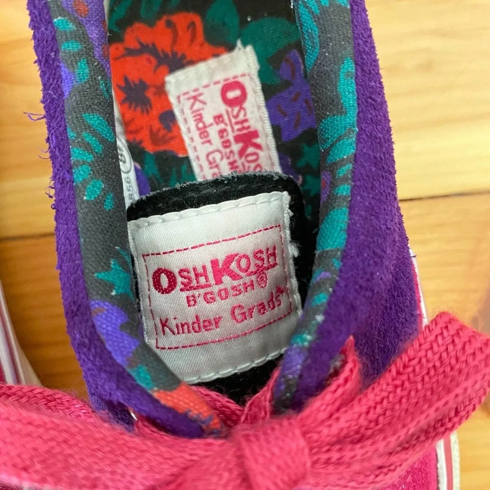 Limited Edition Vintage OshKosh B'gosh Girls Sneakers 8.5  Today Only!