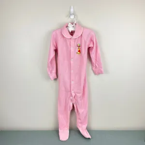 Limited Edition Vintage Winnie the Pooh Footie Pajama Sleeper XL 30 Months  Almost Sold Out!