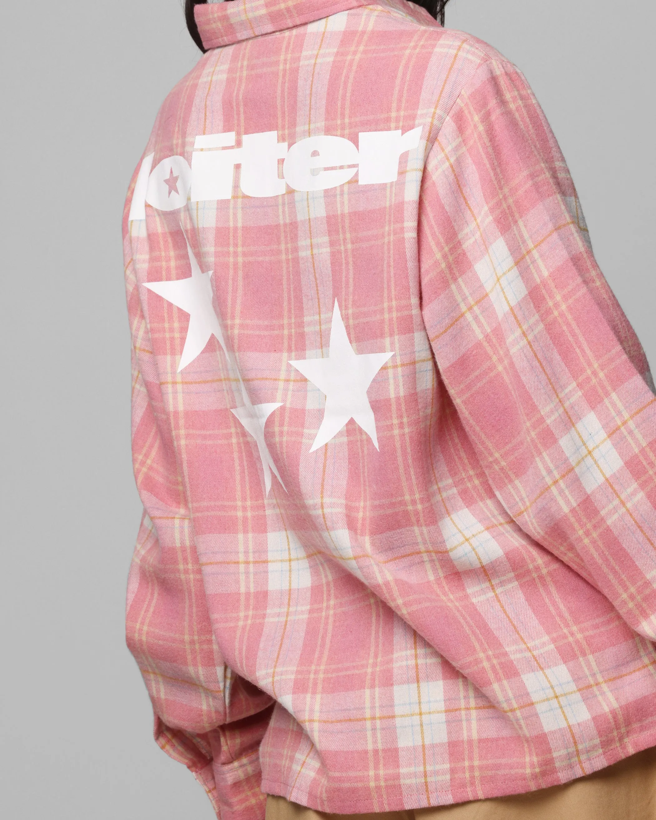 Loiter Solar Button Up Shirt Red Check