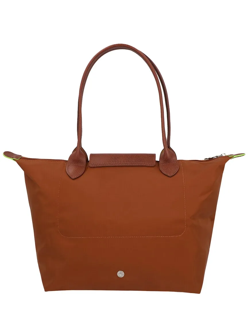Longchamp Le Pliage Green Medium Canvas Bag
