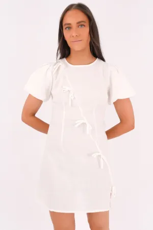 Lucille Mini Dress White