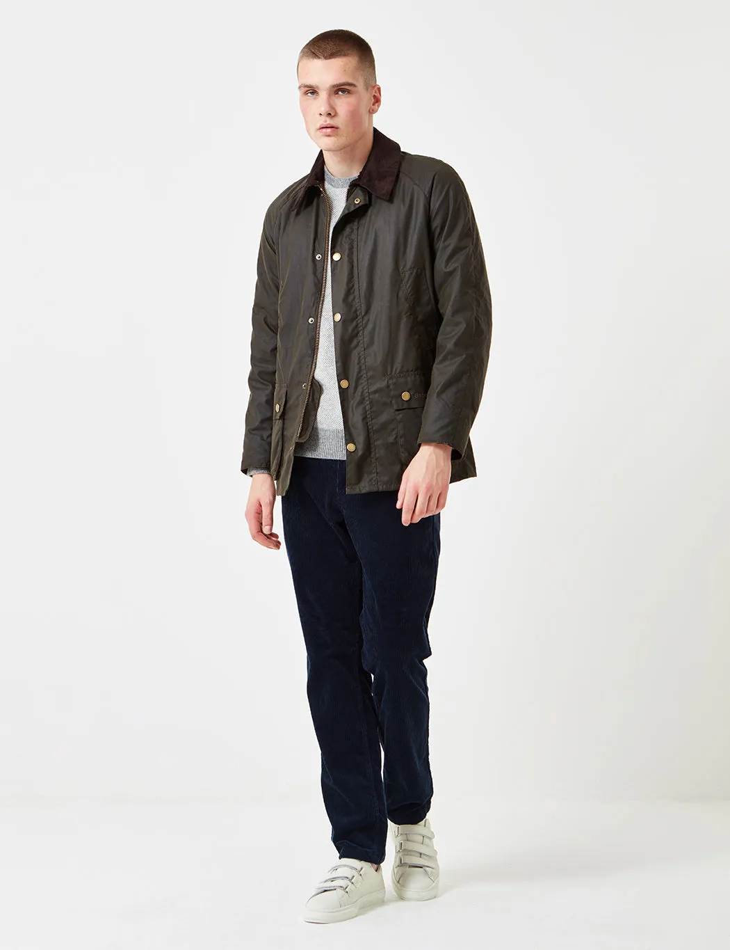 Luxury Feel Barbour Ashby Wax Jacket - Olive Green  Limited Release!