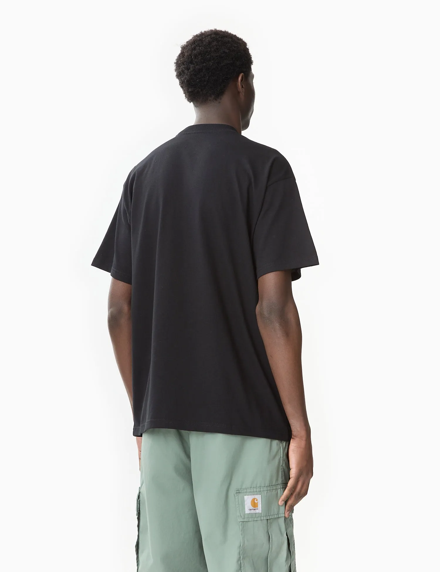 Luxury Feel Carhartt-WIP Icons T-Shirt (Loose) - Black/White  Stylish & Comfortable