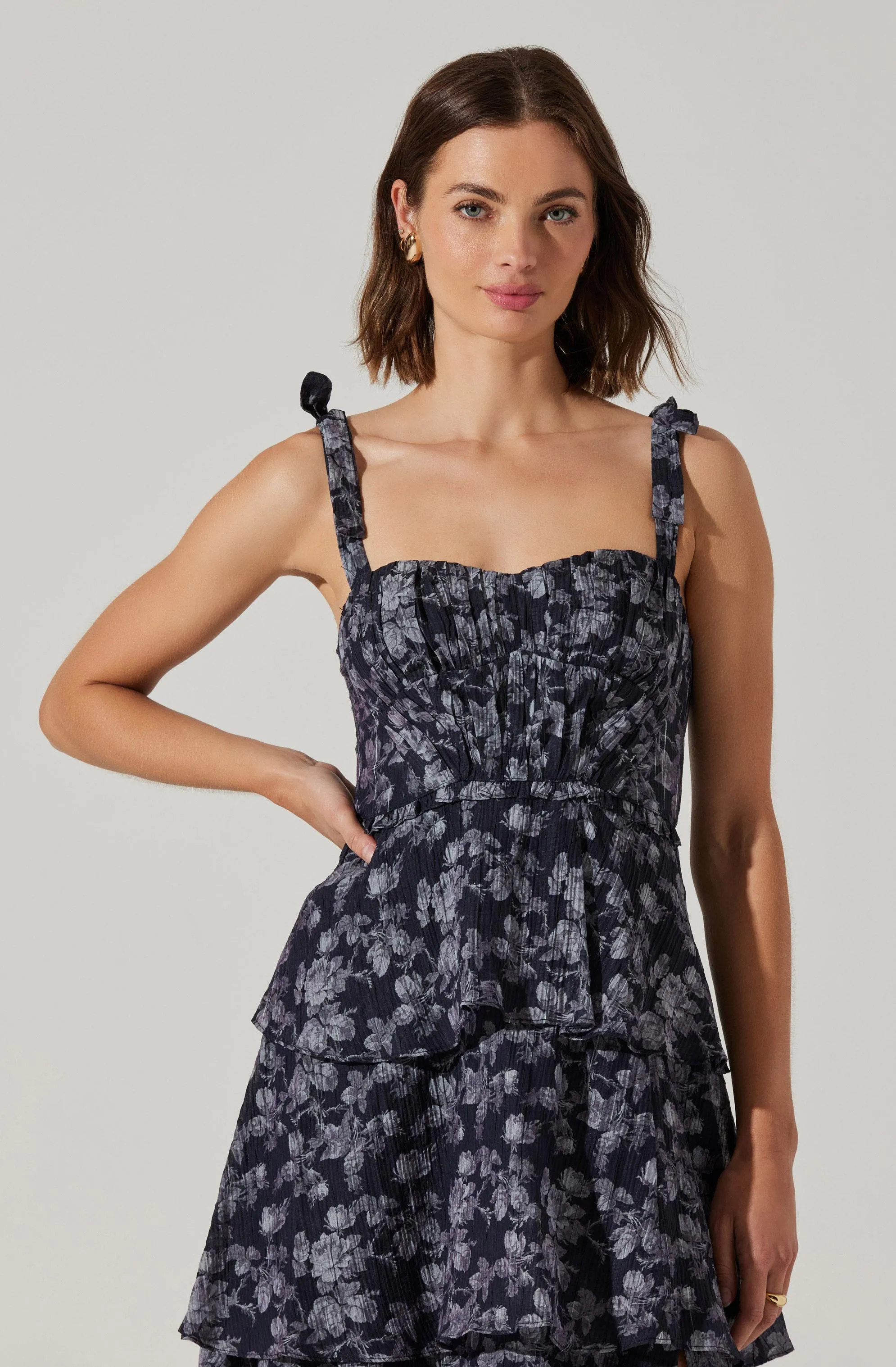 Luxury Feel Mellorie Floral Tiered Maxi Dress  Limited Availability!