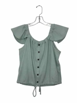 Madewell Size Medium Lt. Blue Pre-Owned Top- Ladies