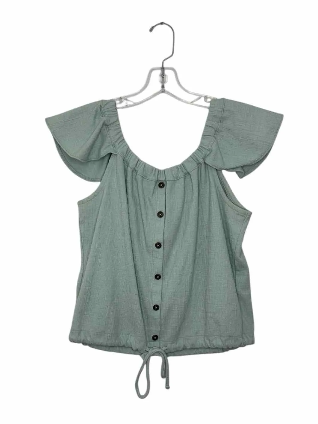 Madewell Size Medium Lt. Blue Pre-Owned Top- Ladies