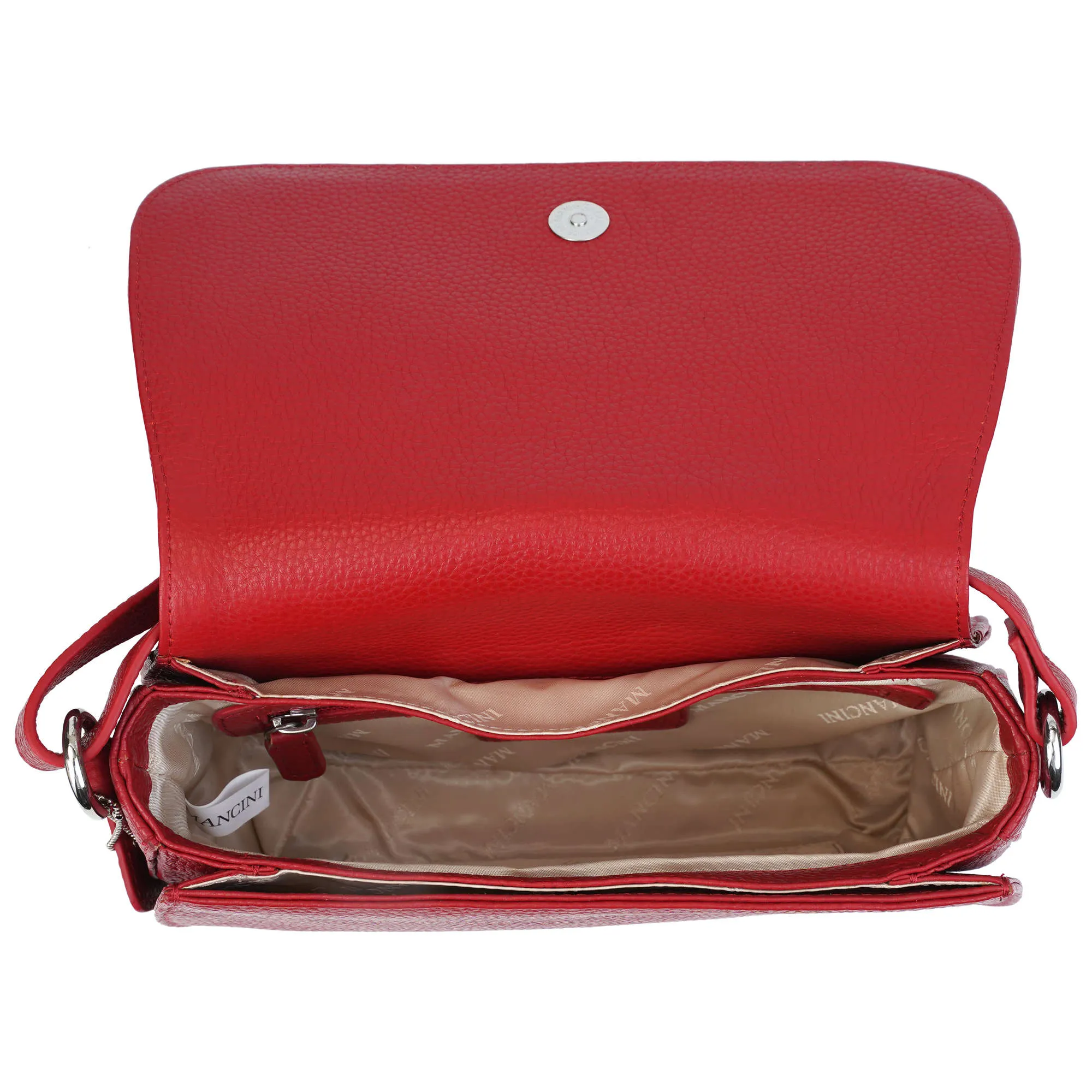Mancini Pebbled Isabella Crossbody Handbag