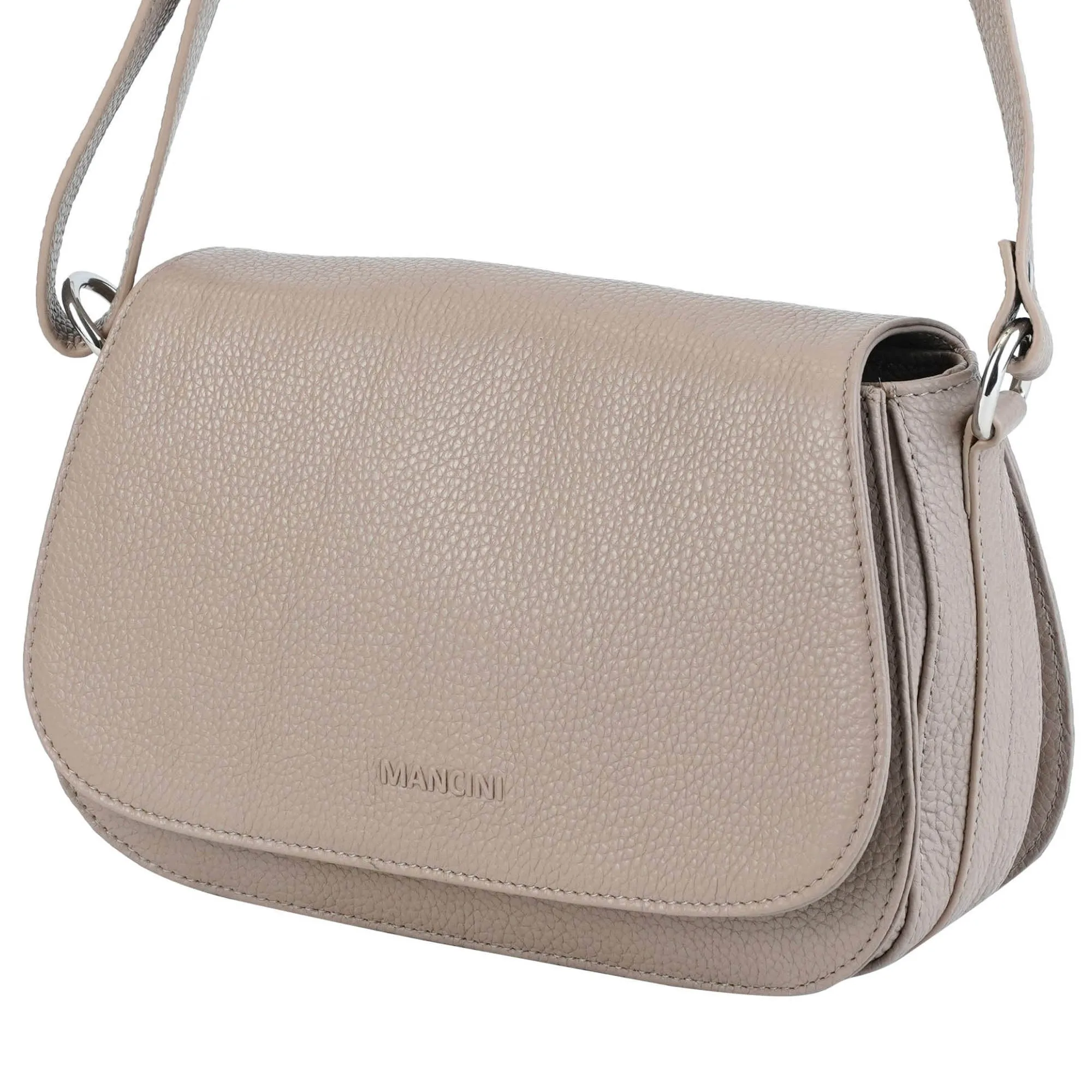 Mancini Pebbled Isabella Crossbody Handbag