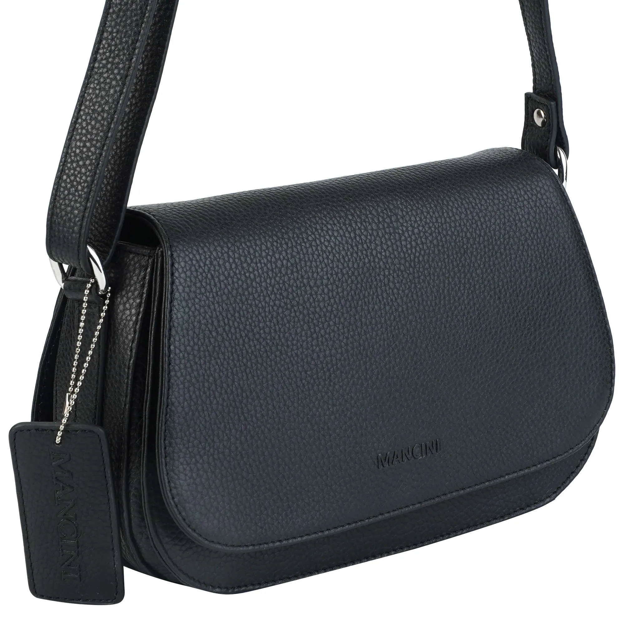 Mancini Pebbled Isabella Crossbody Handbag
