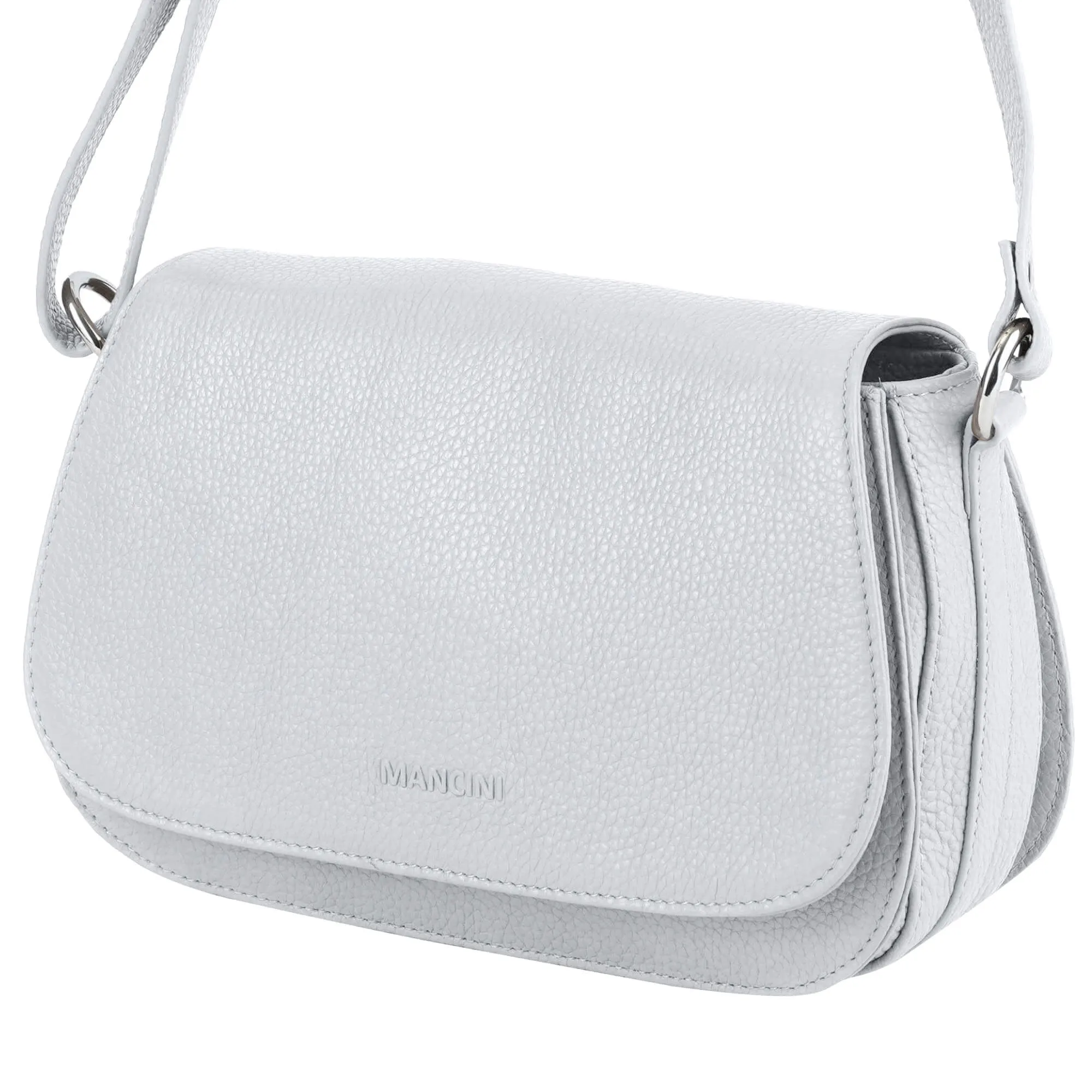 Mancini Pebbled Isabella Crossbody Handbag