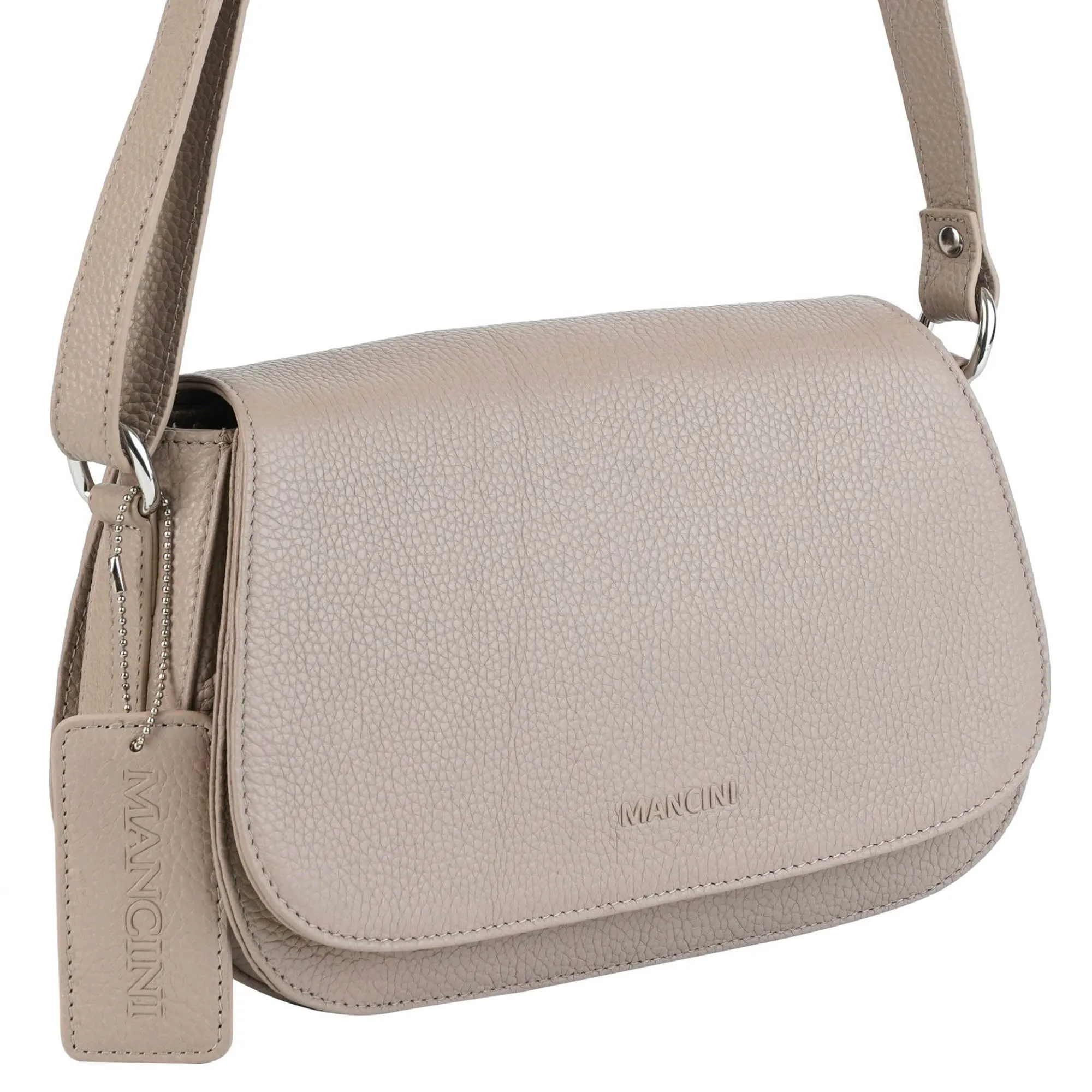 Mancini Pebbled Isabella Crossbody Handbag