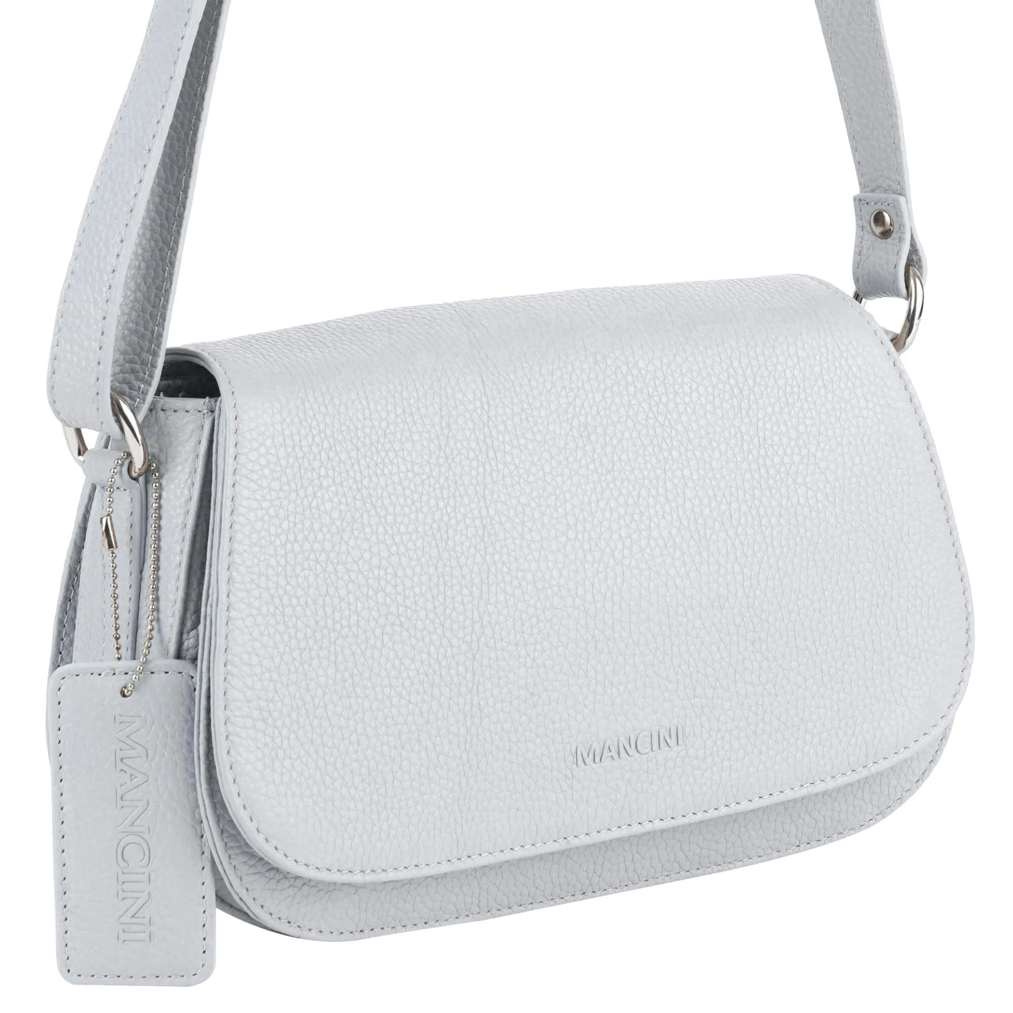 Mancini Pebbled Isabella Crossbody Handbag