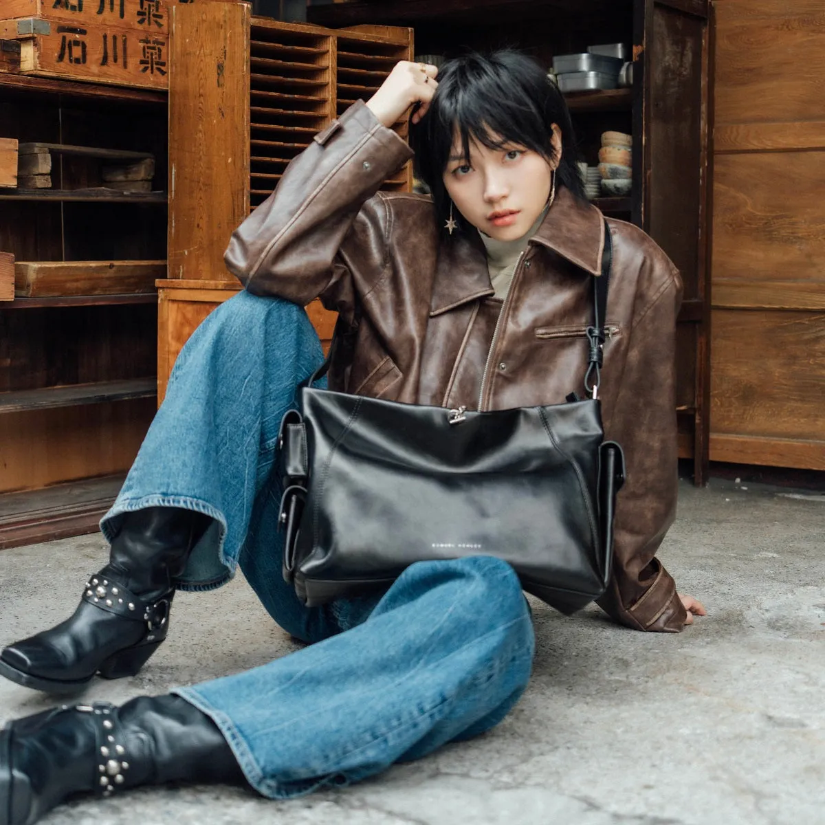 Marley Leather Hobo
