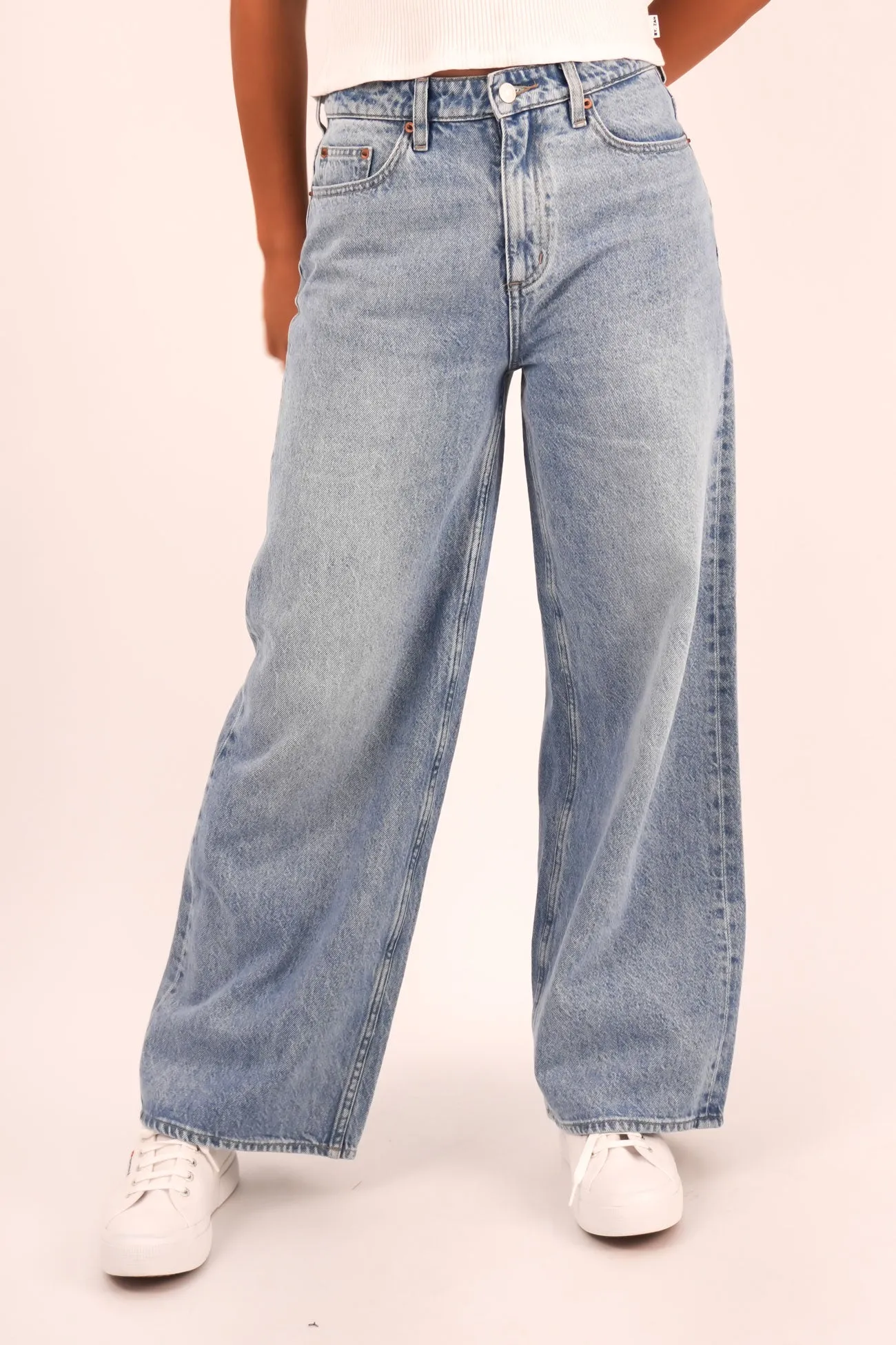 Mid Slouch Jean Downtown Fade Petite