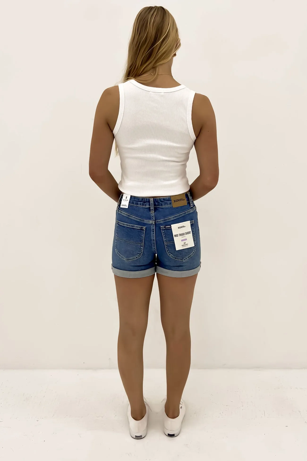 Mid Thigh Short Blue Charm