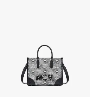 Mnchen Tote In Vintage Monogram Jacquard