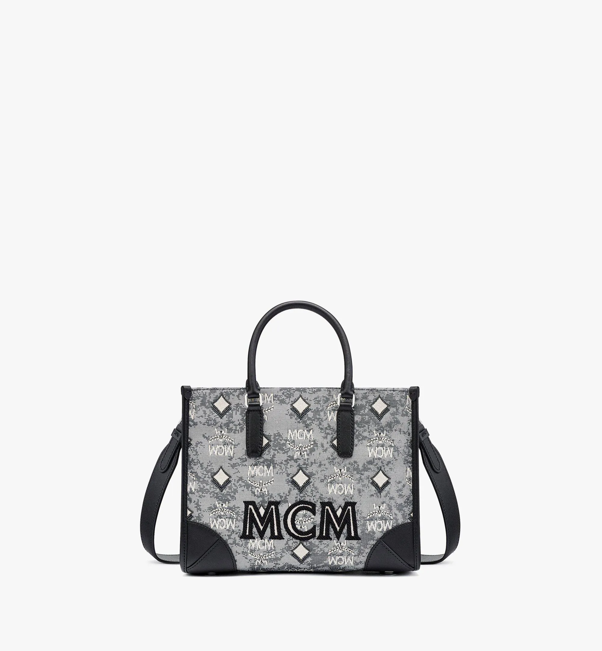 Mnchen Tote In Vintage Monogram Jacquard