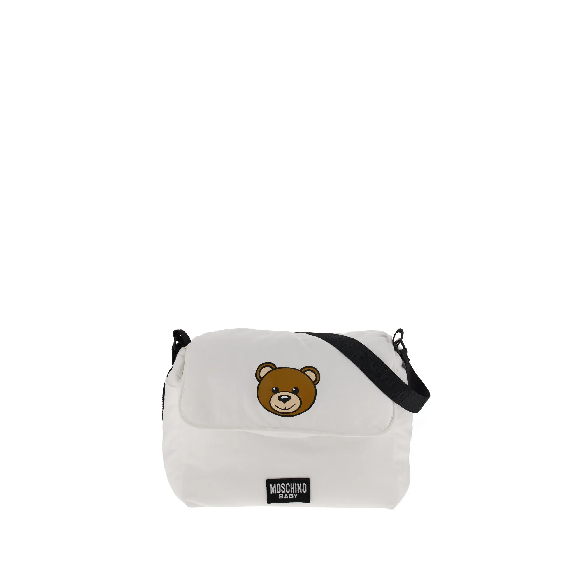 Moschino Kids New Born Changing Bag & Internal Mat with Teddy Bear and Logo