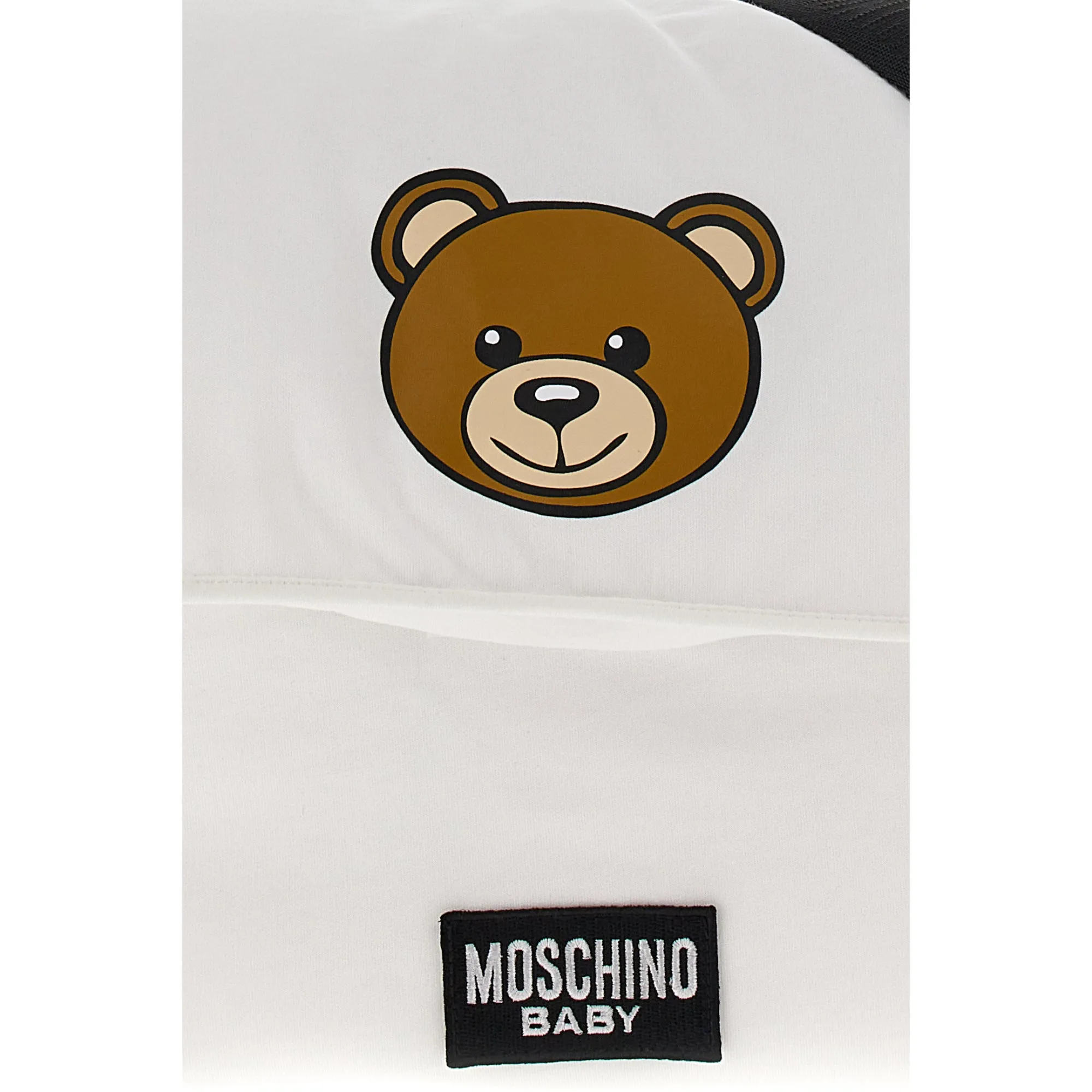Moschino Kids New Born Changing Bag & Internal Mat with Teddy Bear and Logo