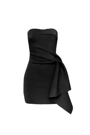 Nevie Dress Black by TOJHÀ