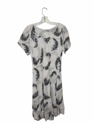 Nina Murati Size Small White Floral Pre-Owned Dress- Ladies