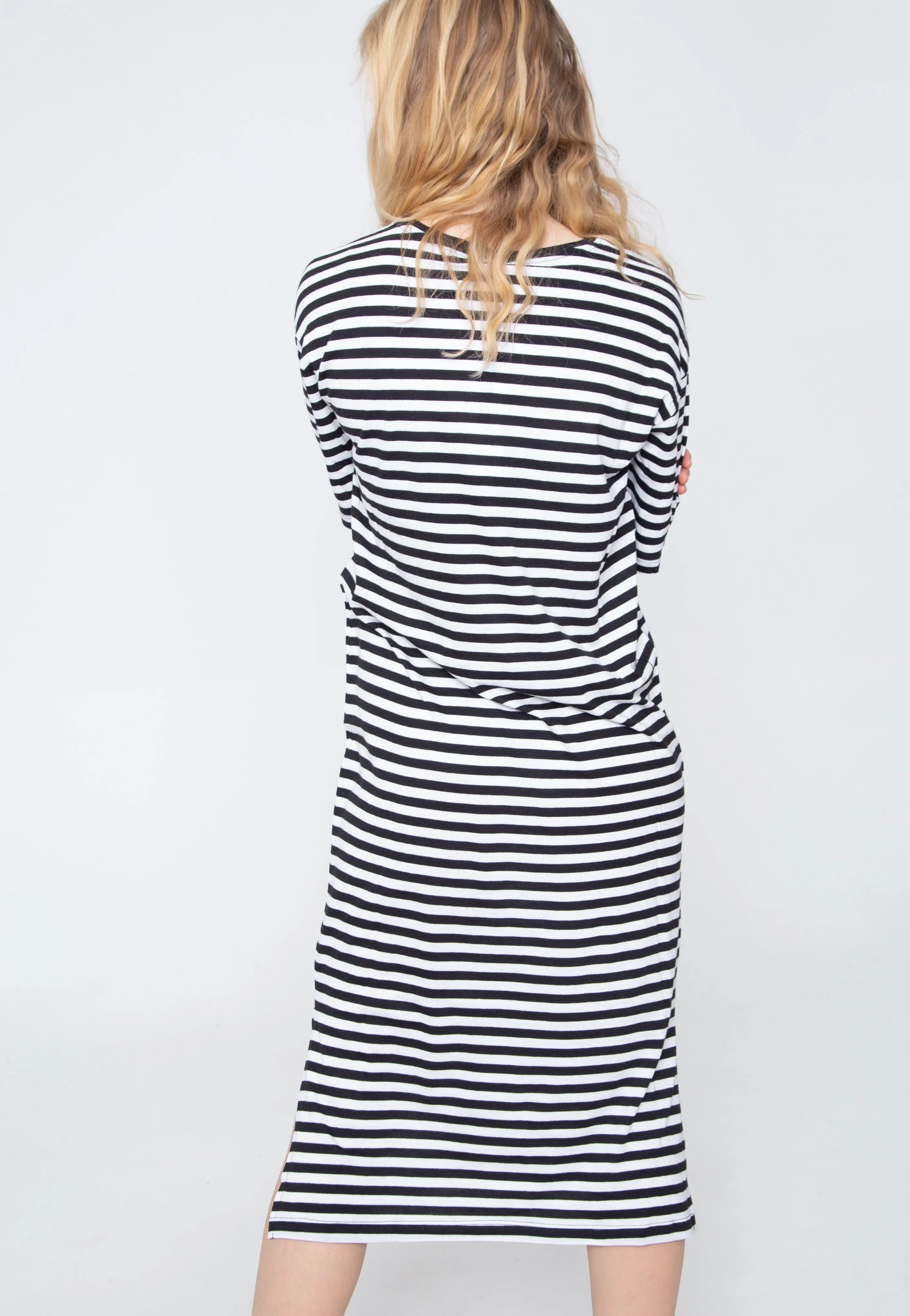 Noisy May - Mayden 2/4 Stripes Bright White - Dress
