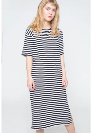 Noisy May - Mayden 2/4 Stripes Bright White - Dress