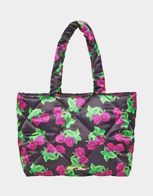 NYLON PILLOW TOTE FLORAL | RE:LUV Betsey Johnson