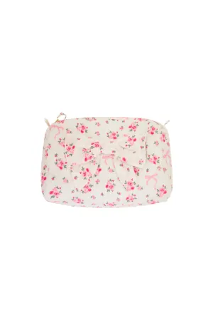 Octavia Rose & Bow Cosmetic Bag