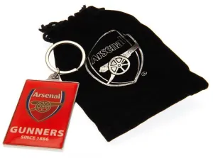 Official Arsenal keyring with bag