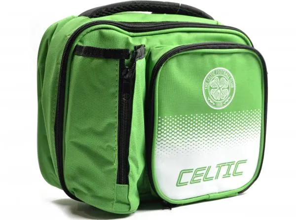 Official Celtic Fade Lunch Bag With Bottle Holder Green / Black / White