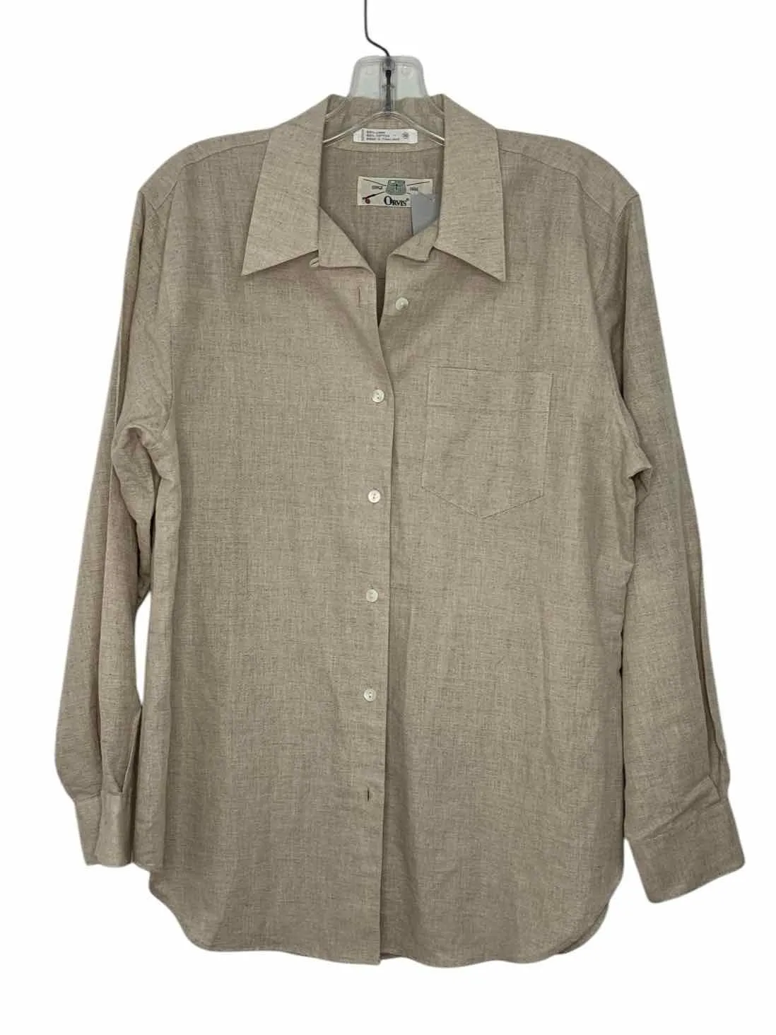 Orvis Size 10 Beige Pre-Owned Shirt- Ladies