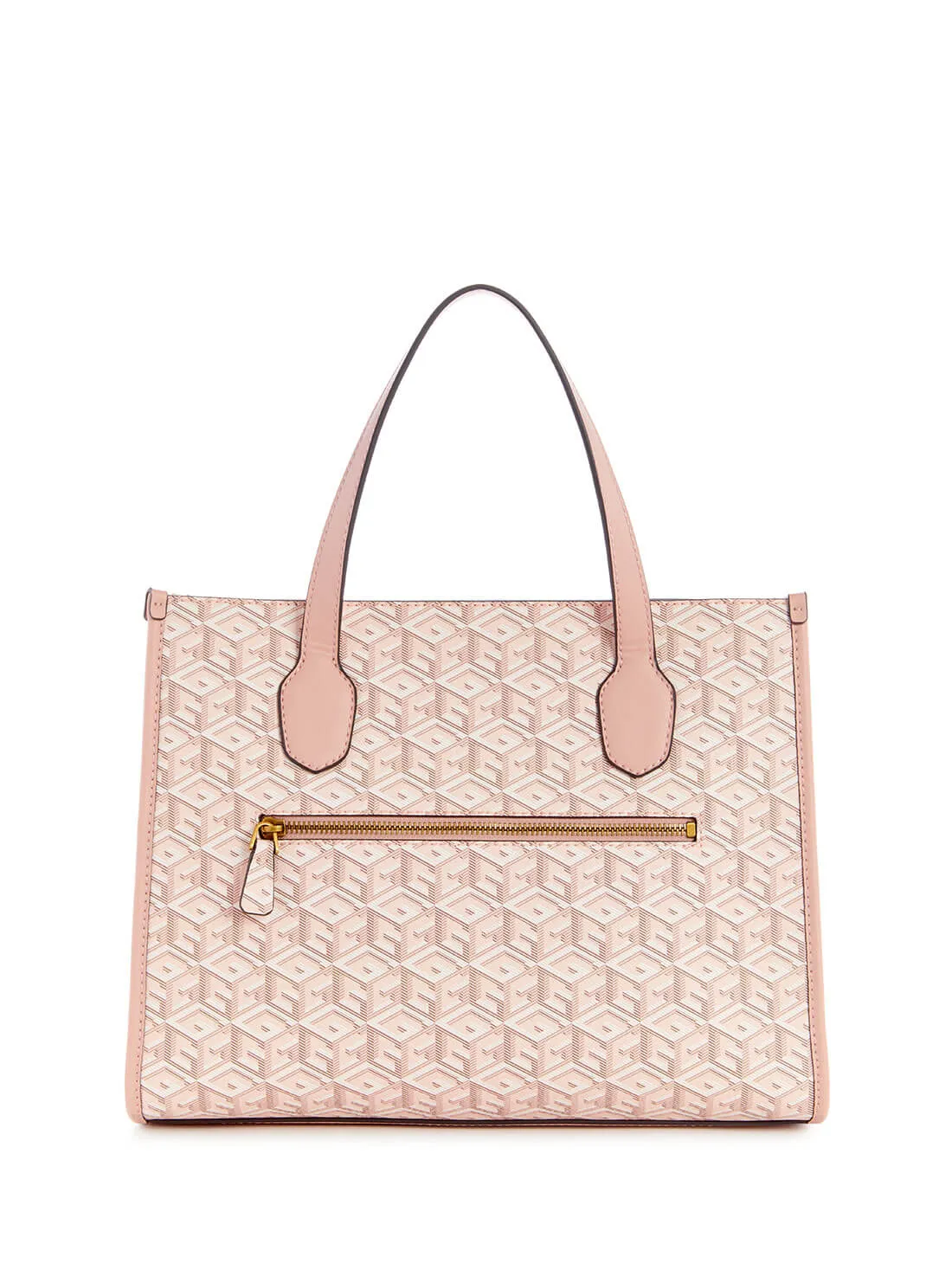 Pale Pink Silvana Small Tote Bag Guess
