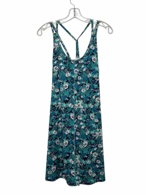 Patagonia Size Small Blue Floral Pre-Owned Dress- Ladies