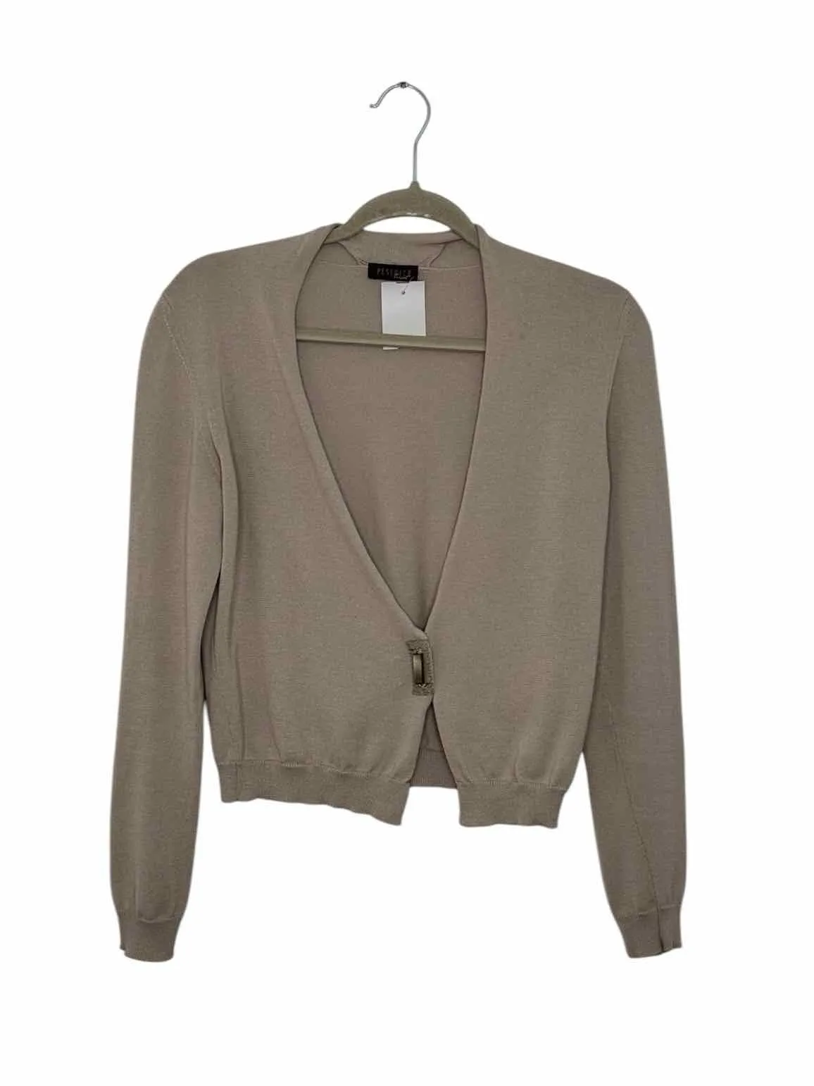 Peserico Size 6 Beige Pre-Owned Sweater- Ladies