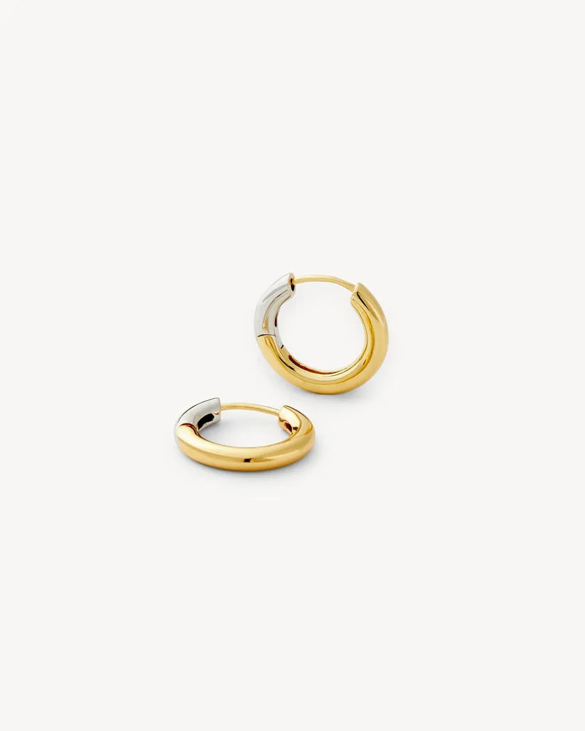 Petite Hoops: 3/4 Gold