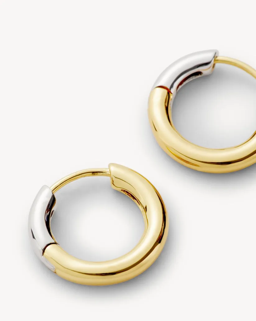 Petite Hoops: 3/4 Gold