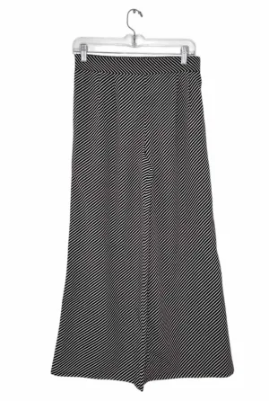 Philosophy Size Medium Blk/Wht Stripe Pre-Owned Pants- Ladies